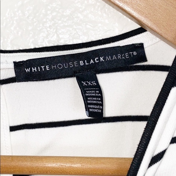 WHBM Striped Colorblock T Shirt XXS Mini Dress - Picture 5 of 11